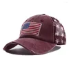 Casquettes de baseball 2023 été Vintage USA drapeau brodé maille camionneur chapeau femmes Y2k respirant Baseball pour hommes Snapback Casquettes