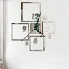 Orologi da parete Orologio 3D Creativo fai da te Art Decal Sticker Specchio acrilico per soggiorno Sfondo decorativo