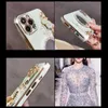 Корпуса мобильного телефона Корея Bling Mirror Talting Band Band Cash для Samsung S23 S10 A52 A72 S20 S21 S22 Plus Ultra + Pro Fe A 71 51 Примечание 20 10 L230731