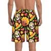 Men's Shorts Quick Dry Summer Mens Swimwear Beach Board Short Briefs For Man Mexico Hat Skulls Swimming Trunk Beachwear