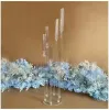 5pcs Wedding Decoration Centerpiece Candelabra Clear Candle Holder Acrylic Candlesticks for Weddings Event Party T0601z08 LL