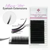 False Eyelashes Genielash Matte Ellipse eyelash extension Split tips ellipse roots015020mm flat individual eyelashes softer lighter x0802