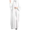 Casual Dresses Elegant Muslim Abaya Arab Islamiska kvinnor Kaftan Robe Solid Dress Women's Athletic for Women