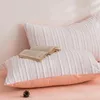 Bedding Sets Nordic Style Embroidery Floral Duvet Cover Bed Sheet And Pillowcase AB Side Quilt Weave For All Seasons