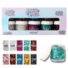 Body Glitter 10 Farben Gesicht Set Lidschatten Schimmer Gel glänzend für Lippen Wangen Make-up Kosmetik 230801