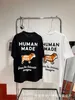 Herren T-Shirts Herz Human Made T-Shirt Männer Frauen 1 1 Hochwertiges Mark Human Made T-Shirt Girls Dont Cry Kurzarmoberteile T230802
