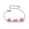 Braccialetti con ciondoli Polsino placcato oro 14 carati Cuore regolabile Moda bambini Modelli Gioielli Super Flash per donne Ragazze 230801