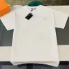 T İtalya Gömlek Tasarımcısı Mans Womans 230g Pamuk Kumaş Tees P Baskılı Moda Lüks Marka Üst Versiyonu Nakış Mektupları Toptan Fiyat% 10 İndir 2 Parça 000
