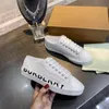 Vintage geruite sneakers Heren Dames Sneaker Tweekleurig katoen Gabardine Flats Schoen Gedrukte letters Plaid Kalfsleer Canvas Trainers Biogebaseerde schoenen met rubberen onderkant