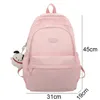 Mochilas escolares Lady Kawaii impermeable Laptop Cool moda mujer viaje alta capacidad libro bolsa mujeres universidad mochila chica Nylon 230801