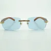 New wooden sunglasses frames 0286O with new hardware and orange wood legs 56-17-140 mm