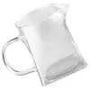 Mugs Red Glass Transparent Whiskey Cup Espresso Pitcherss Clear Cocktail Coffee Water Handheld Tea