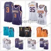 35 Kevin Durant 1 Devin Booker Chris Paul Basketball Jerseys Custom New 2023 2024 아이콘 에디션 Jersey Deandre Ayton Steve Charles Barkley를위한 남성과 청소년