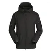 Trenchcoats voor heren Warm fleecejack Tactisch Softshell Waterdicht Militair Outdoor Wandelen Uitloper Windjack