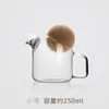 Hip Flasks Japanese-style Heat-resistant Glass Teapot Simple Flower Tea Maker Cool Kettle Transparent Water Cup Desktop Decoration