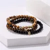 Lien Bracelets Yoga Reiki Guérison Énergie Bracelet Pour Femmes Hommes Pierres Naturelles Chakra Équilibre Perlé Couple Ensemble de Bijoux Goutte