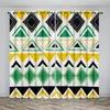 Gordijn Nationale Boho Abstracte Geometrie Mooie 2 Stuks Dunne Gordijnen Voor Woonkamer Slaapkamer Raam Drape Home Decor