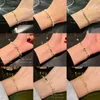 Pulseras de eslabones, pulsera de Metal fresca y suave de estilo coreano para mujer, joyería de tendencia personalizada con perlas, artículos al por mayor