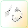 2019 NOUVEAU 100% 925 argent sterling rose or perles contemporaines cerceau lunaire clair oreille glaciaire ajustement bricolage des femmes bijoux originales 1527354