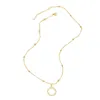 Pendentif Colliers VYIDOU Printemps Esprit Haute Qualité Simple Géométrique Perle Fleur Collier Femme Niche Conception Bijoux En Gros