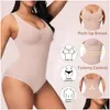 Shapers voor dames Womens Faja Shapewear For Women Invisible Body Shaper Afslanken Buik Ondergoed Waist Trainer Tummy Control Drop Delive Dhaem