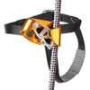 Klättra rep camping Carabiner Leftright Foot Ascender Riser Rock Mountaineering Vandring Säkerhetsutrustning 230801