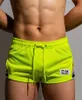 Cuecas masculinas calças de cintura baixa roupa íntima sexy shorts simples gravata poliéster quatro cantos boxer casual 230802