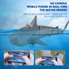 Электрические животные RC RC Shark Whale Spray Water Toy Demote Control -управляемая лодочная судно подводные подводные лодки роботы 30 Вт HD Toys Kids Boys Children 230801