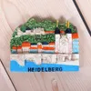 Fridge Magnets German tourist souvenir magnetic 3d refrigerator sticker Berlin architecture cologne cathedral Heidelberg neckar river 230802