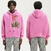 Tasarımcı Hoodies Erkek Hoody Siyah Krep Sweatshirtler Gevşek Uzun Kollu Hoodie Erkek Kadınlar Üstleri Giyim Hwzk
