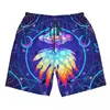 Shorts pour hommes Beach Short Swim Magic Mushrooms Over Sacred Geometry Surf Sport Board Maillots de bain