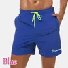 Мужские шорты мужские фитнес-спортивные залы с бодибилдинг трубки тренировки Quice Dry Sweat Male Summer Slimfit Lake Beach Bunders