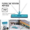 Mops Flat Squeeze Mop and Bucket Hand Free Wringing Floor Cleaning Mop Microfiber Mop Pads Wet or Dry Usage on Hardwood Laminate Tile 230802