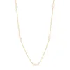 Chains Small And Luxurious Design Minimalist Gold Pearl Collarbone Necklace 925 Sterling Silver Female Texture