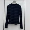 رسائل طباعة القمصان القسرية سحب القمامة مصممة من النوع الثقيل للنساء Tops Long Sleeve Tees