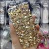 Cell Phone Cases Handmade Rhinestone Flower Diamond Pendant Phone Case For iPhone 14 13 11 Plus 7 8 12 Mini XS Max XR Samsung S22 S21 Ultra FE L230731