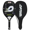 Tennisracketar Optum Fortress 18K kolfiber grov yta 14 hål strandracket med täckväska 230801