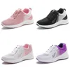 Scarpe da corsa atletiche Scarpe da ginnastica rosa blu bianche Stile di vita accettato Assorbimento degli urti Designer casa di moda casa morbida da passeggio all'aperto Trainer Donna