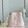 Borsa a traversa in pelle autentica, borsa per secchio, confezione squisita, qualità specchio LL10A, borsetta del designer, borsa a tracolla