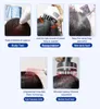 5 I 1 högfrekvent laserhårtillväxtmaskin hudanalysator och hårbottenanalysbehandling för håravfall hårbotten massager