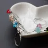 Cluster-Ringe, rund, künstlich, großer Diamant, glänzend, Roségold, Öffnungsring, kleiner Schmuck für Liebhaber, Yiwu-Ware, Großhandel, exquisit