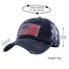 Casquettes de baseball 2023 été Vintage USA drapeau brodé maille camionneur chapeau femmes Y2k respirant Baseball pour hommes Snapback Casquettes