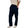 Pantalones de hombre Casual Classic Slimming Sports Training Twill Cotton Workwear con popelín Men Track