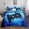 Zestawy pościeli Zestawy graczy dla chłopców z gier Zestaw okładki gier wideo Zakroterzy PlayStation Designs Bed with Pillowcase 230801