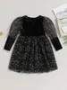 Meisje Jurken Baby Halloween Kostuum Tutu Jurk Met Lange Mouwen Met Kant Ster Detail Voor Feest- En Banketoutfits