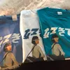 メンズTシャツヒップホップストリートウェアハラジュクTシャツガール日本語漢字TシャツCCサマンメンズ半袖コットン特大Tシャツ230802