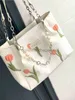 Totes French Women's Handbag Trend 2023 Designer Flower Bag Tulip Handbag Spring Summer Pearl Bag A Main Women's Shoulder Bagsstylishhandbagsstore