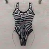 Sexig tvådelar Bikini Set Summer Semester Swimwear Beach Wear Fashion Print Letter Women Swimsuit1985