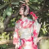 Vêtements ethniques Vintage femmes imprimer fleur Kimono Yukata Robe traditionnelle Geisha Cosplay Costumes Style japonais dames scène spectacle Robe