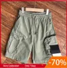 Men's Pants Mens Shorts Stones Island Designers Cargo Badge Patches Summer Sweatpants Sports Trouser 2023ss Big Pocket Overalls Trousers Leisure trend 548ess